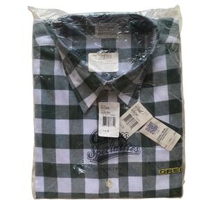 Campus Specialties Oregon Ducks Flannel Shirt Mens XL Buffalo Check Plaid NWT